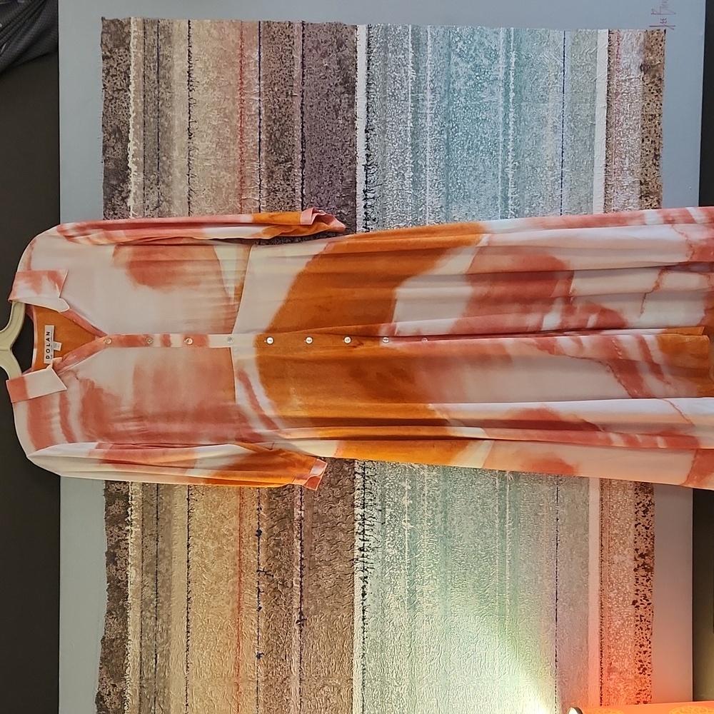 Anthropologie DOLAN COLLECTION Classic Buttondown Maxi Shirt Dress.NWOT.